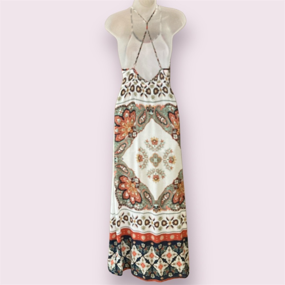 Beautiful Roxy Bohemian Maxi Dress Size Small EUC - Picture 2 of 7
